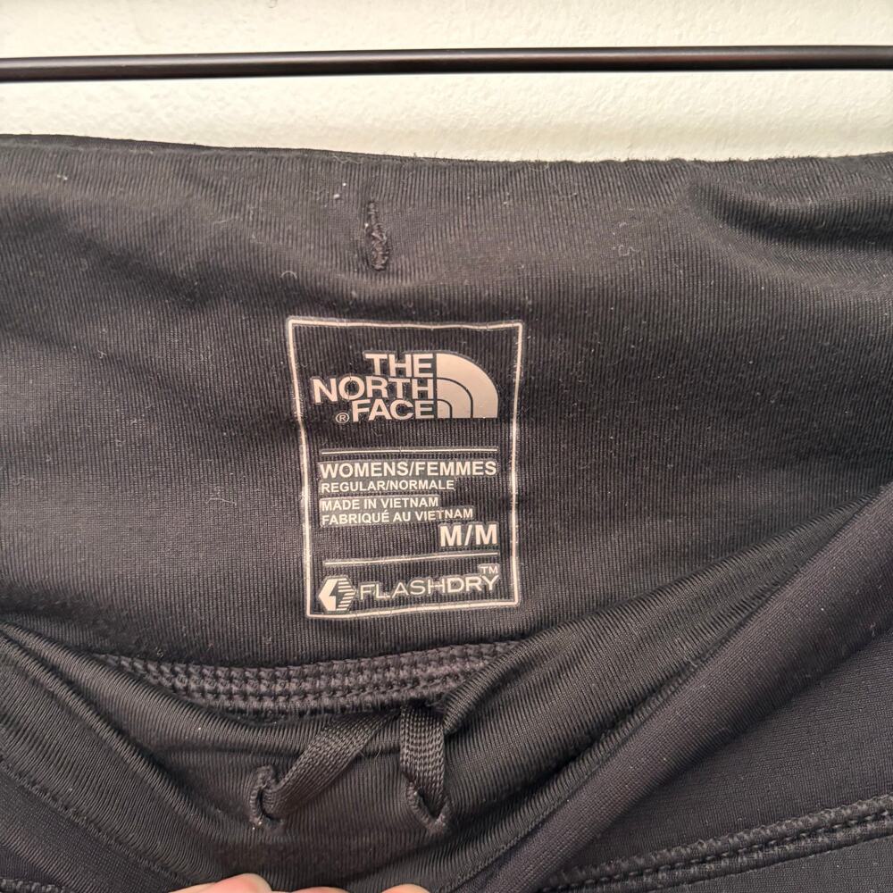 North Face Women's Winter Warm Mid-Rise Tights Leggings Black - Picture 3 of 5